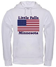 Little Falls US Flag Hooded Sweatshirt