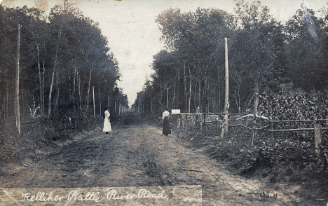North Battle River Road, Kelliher Minnesota, 1912