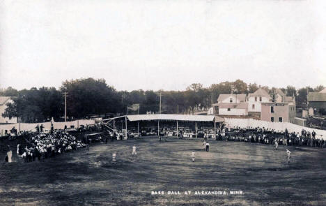 Baseball at Alexandria, Minnesota, 1910s