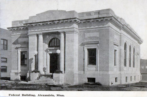 Federal Building, Alexandria, Minnesota, 1910s