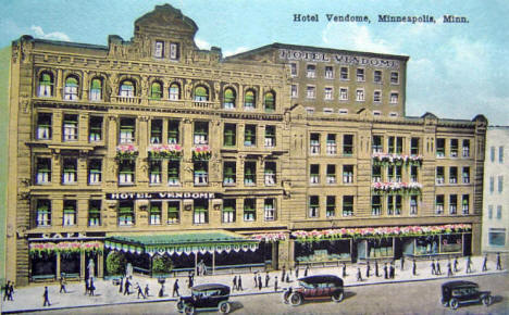 Hotel Vendome, Minneapolis Minnesota, 1915