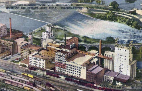 General Mills Flour Mill, Minneapolis Minnesota, 1930's