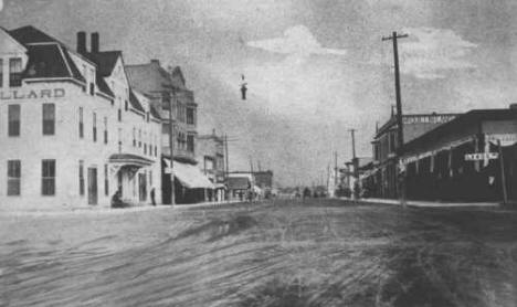 4th Street in Aitkin Minnesota, 1890's