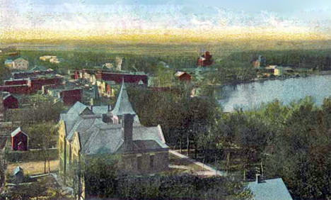 Birdseye view, Alden Minnesota, 1914