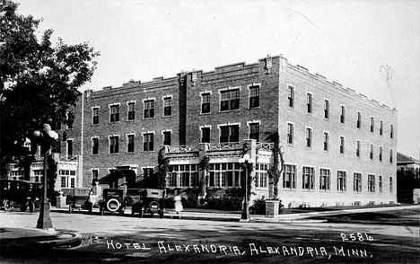 Hotel Alexandria, Alexandria Minnesota, 1925