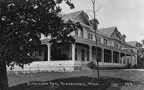 Dickinson Inn, Alexandria Minnesota, 1930