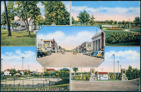 Views of Alexandria Minnesota, 1945
