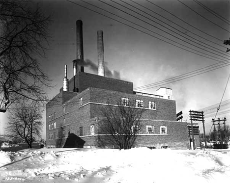 Power plant at Alexandria Minnesota, 1950