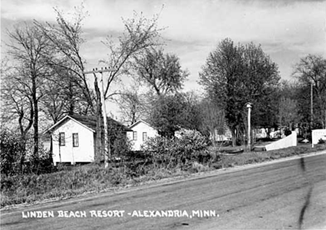 Linden Beach Resort, near Alexandria Minnesota, 1950