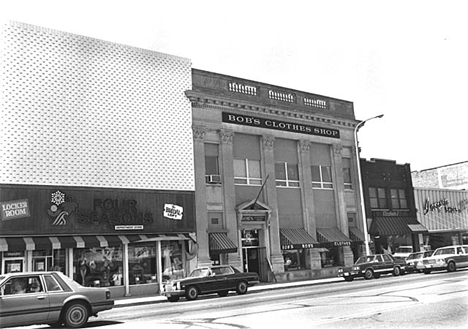 Stores along Broadway Avenue, Alexandria Minnesota, 1983