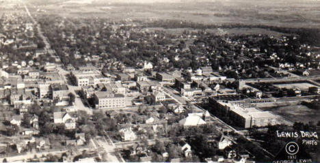 Aerial View, Alexandria Minnesota, 1932