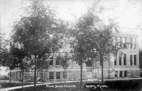 New High School, Amboy Minnesota, 1910