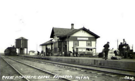 Great Northern Depot, Appleton Minnesota, 1914