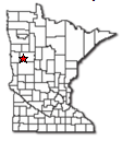 Location of Callaway Minnesota