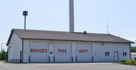 Fire Department, Badger Minnesota, 2009