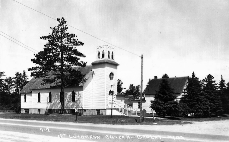 1st Lutheran Church, Bagley Minnesota, 1950's?