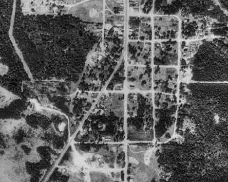 Aerial View of Bena, Minnesota