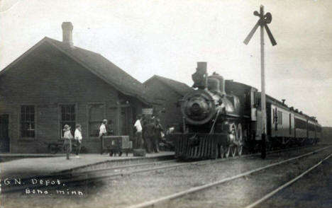 Great Northern Depot, Bena Minnesota, 1911