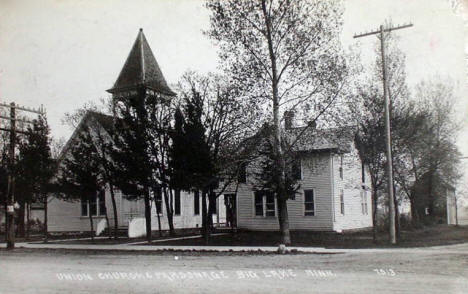 Union Church and Parsonage, Big Lake Minnesota, 1913