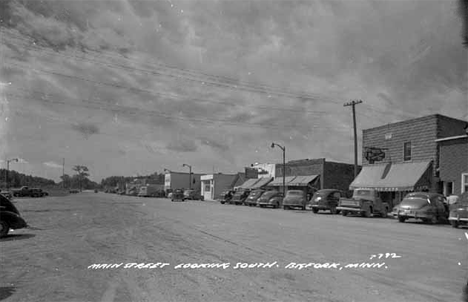 Main Street, Bigfork Minnesota, 1950