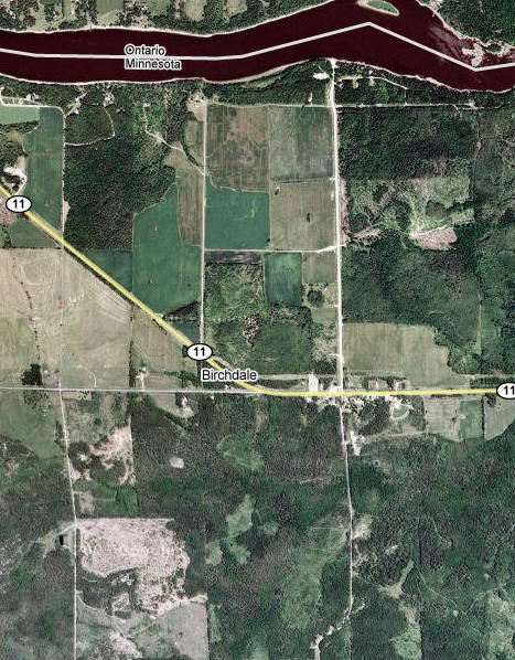 Aerial Photo of the Birchdale Minnesota area