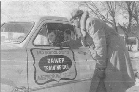 Early days of Drivers' Training at Blackduck Minnesota High School