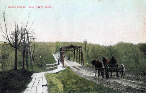 North Bridge, Blue Earth Minnesota, 1909
