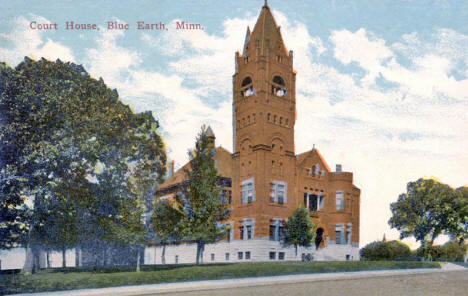 Court House, Blue Earth Minnesota, 1910's