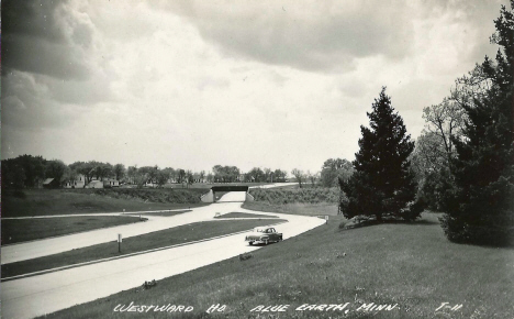 US Highway 16, Blue Earth Minnesota, 1950's