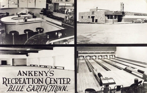 Ankeny's Recreation Center, Blue Earth Minnesota, 1940's