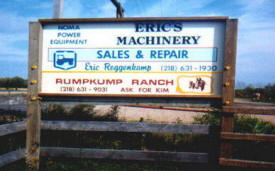 Eric's Machinery Sales, Bluffton Minnesota