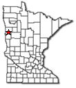 Location of Borup Minnesota