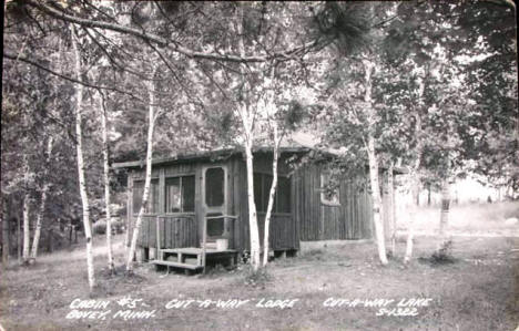 Cut-a-way Lodge, Bovey Minnesota, 1953