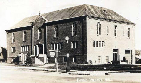 Village Hall, Bovey Minnesota, 1941