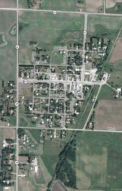 Aerial Photo of Bowlus Minnesota