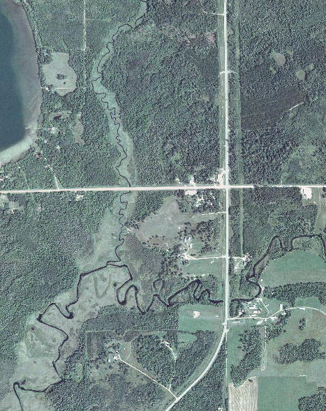 Aerial Photo of the Bowstring Minnesota area