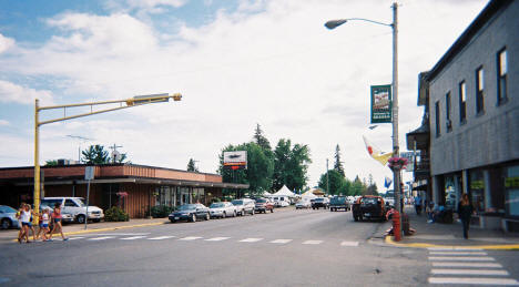 Downtown Braham on Pie Day, 2005
