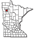 Location of Brooks MN
