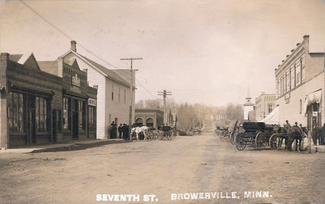 7th Street, Browerville Minnesota, 1900's