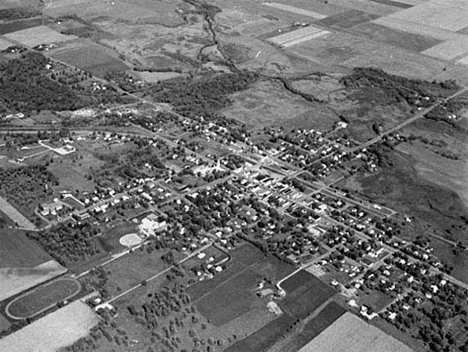 Aerial view, Browerville Minnesota, 1971