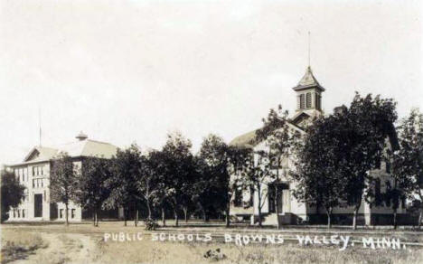 Public Schools, Browns Valley Minnesota, 1920's