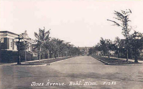 Jones Avenue, Buhl Minnesota, 1930's?