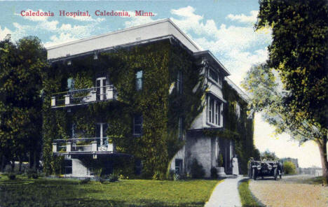 Caledonia Hospital, Caledonia Minnesota, 1910's