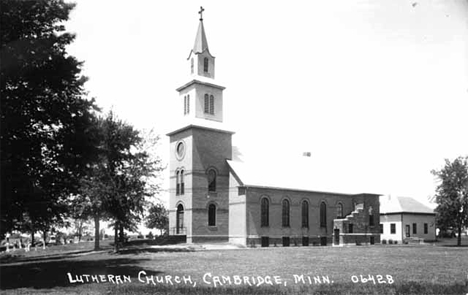 Lutheran Church, Cambridge Minnesota, 1940