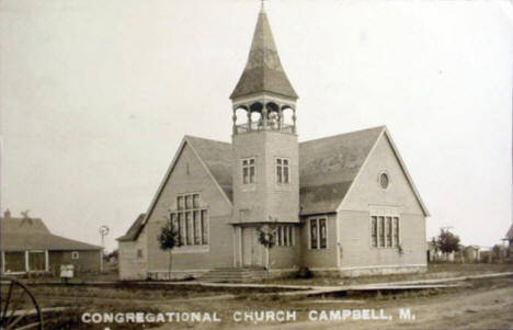 Congregational Church, Campbell Minnesota, 1918