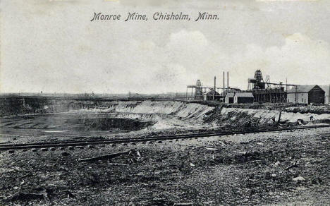 Monroe Mine, Chisholm Minnesota, 1908