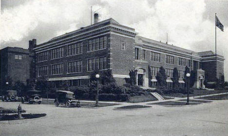 High School, Chisholm Minnesota, 1920's