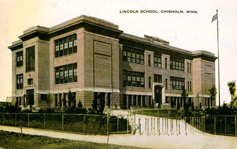 Lincoln School, Chisholm Minnesota, 1915