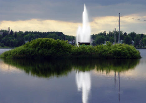Longyear Lake Fountain, Chisholm Minnesota, 2008