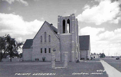 Trinity Lutheran Church, Clinton Minnesota, 1950's
